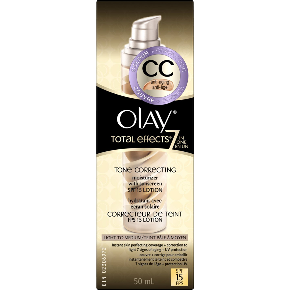 Olay CC Cream Total Effects Tone Correcting Moisturizer with Sunscreen