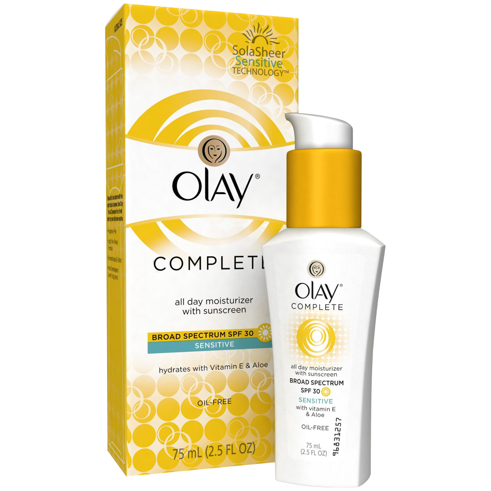 Olay Complete Daily Defense All Day Moisturizer With Sunscreen SPF30 Sensitive Skin