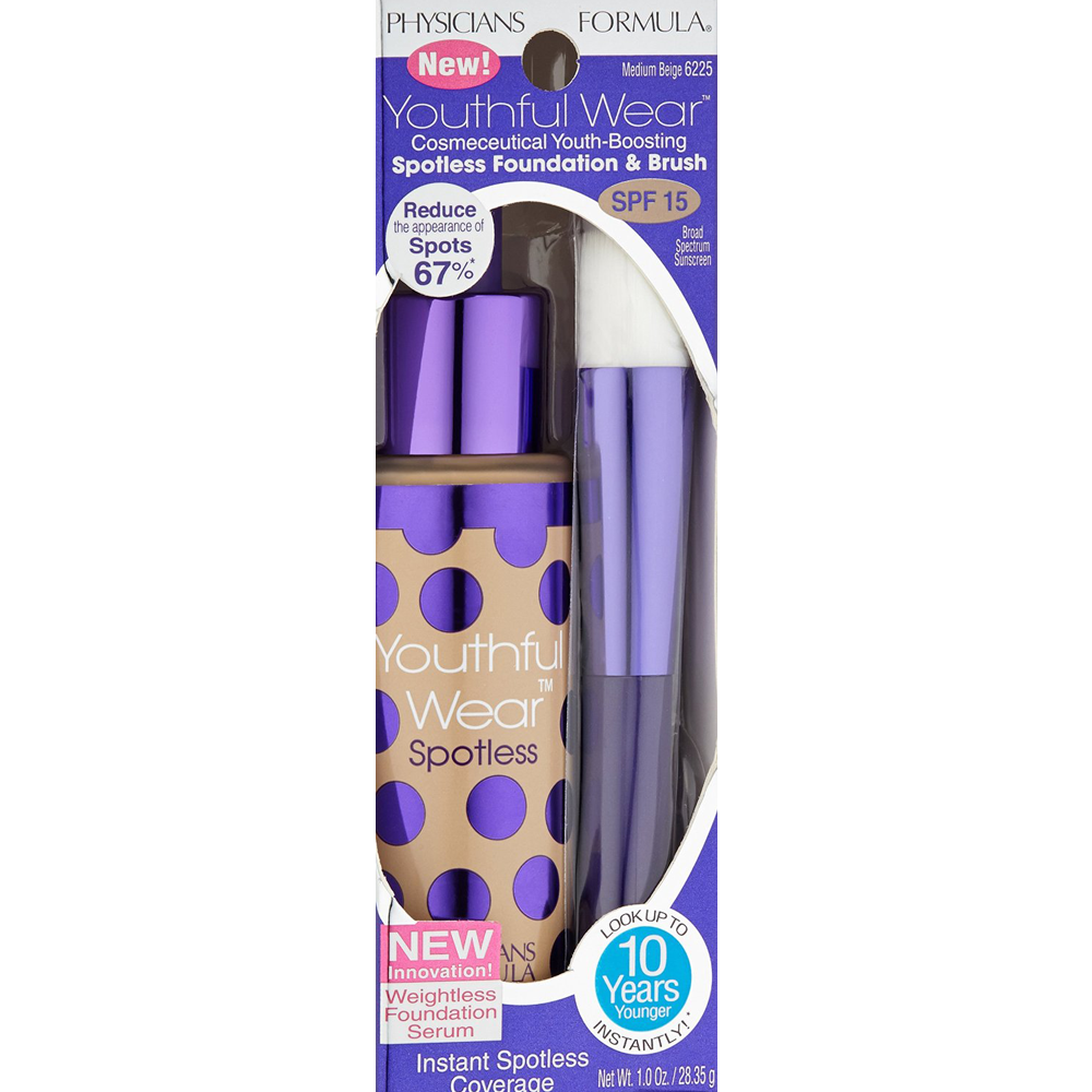 Physicians Formula Youthful Wear Cosmeceutical Youth-Boosting Spotless Foundation SPF 15