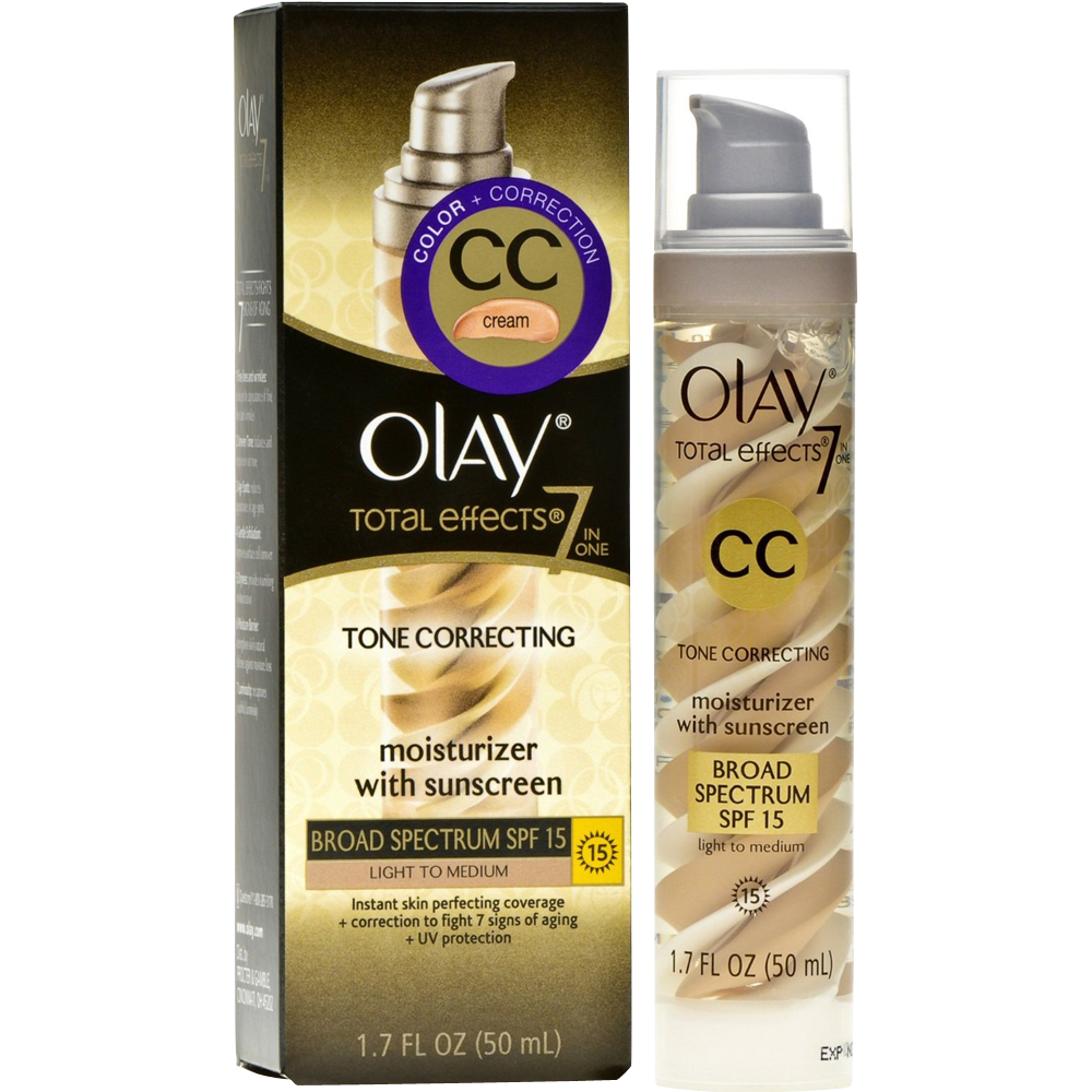 Olay CC Cream Total Effects Tone Correcting Moisturizer with Sunscreen