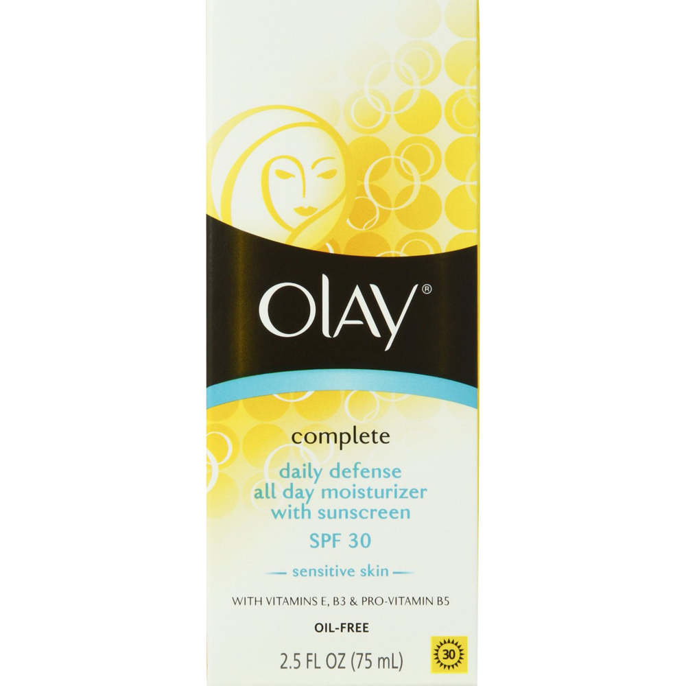 Olay Complete Daily Defense All Day Moisturizer With Sunscreen SPF30 Sensitive Skin